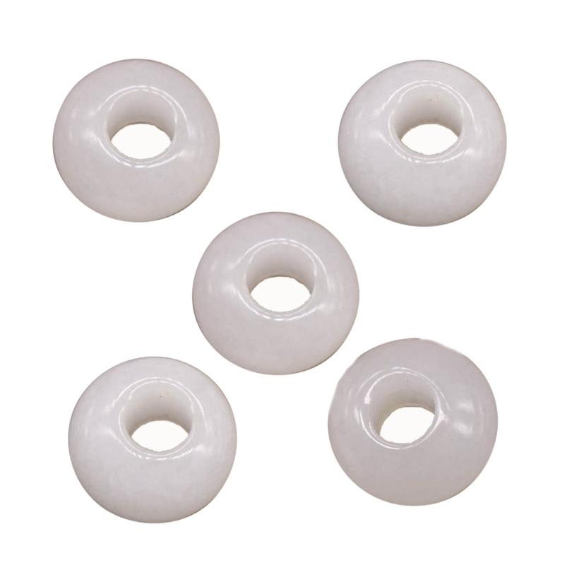 

Круглые бусины с большим отверстием 14 мм, шарм, натуральный камень, агаты, бусины с большим отверстием для изготовления ювелирных изделий, аксессуары для ожерелий и серег