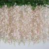 Hanging Artificial Flowers Rattan 10 Branches Large Simulation Wisteria Flowers Waterproof Handmade Fake Silk Flower Vine