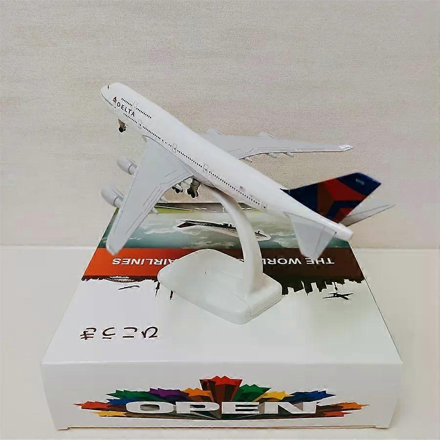 20cm Alloy Metal Air USA B747 Airlines Boeing 747 Airways Diecast Airplane Model Plane Model Aircraft w Wheels Landing Gears