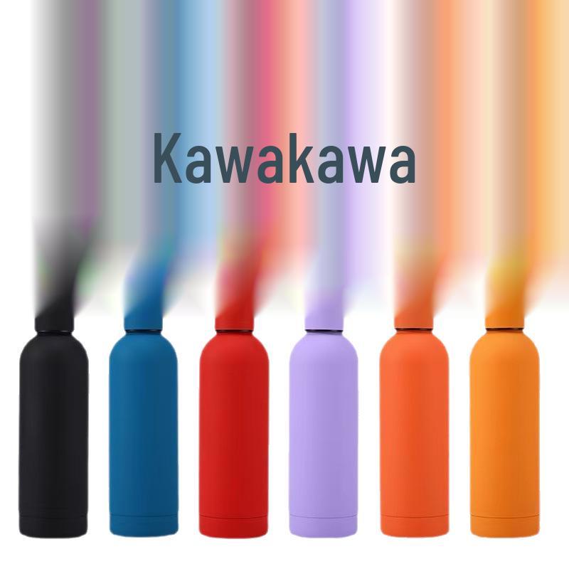 Neue mattierte Edelstahl-Isolierwasserflasche - Tragbar, schlichter Stil für Sport und Outdoor-Einsatz