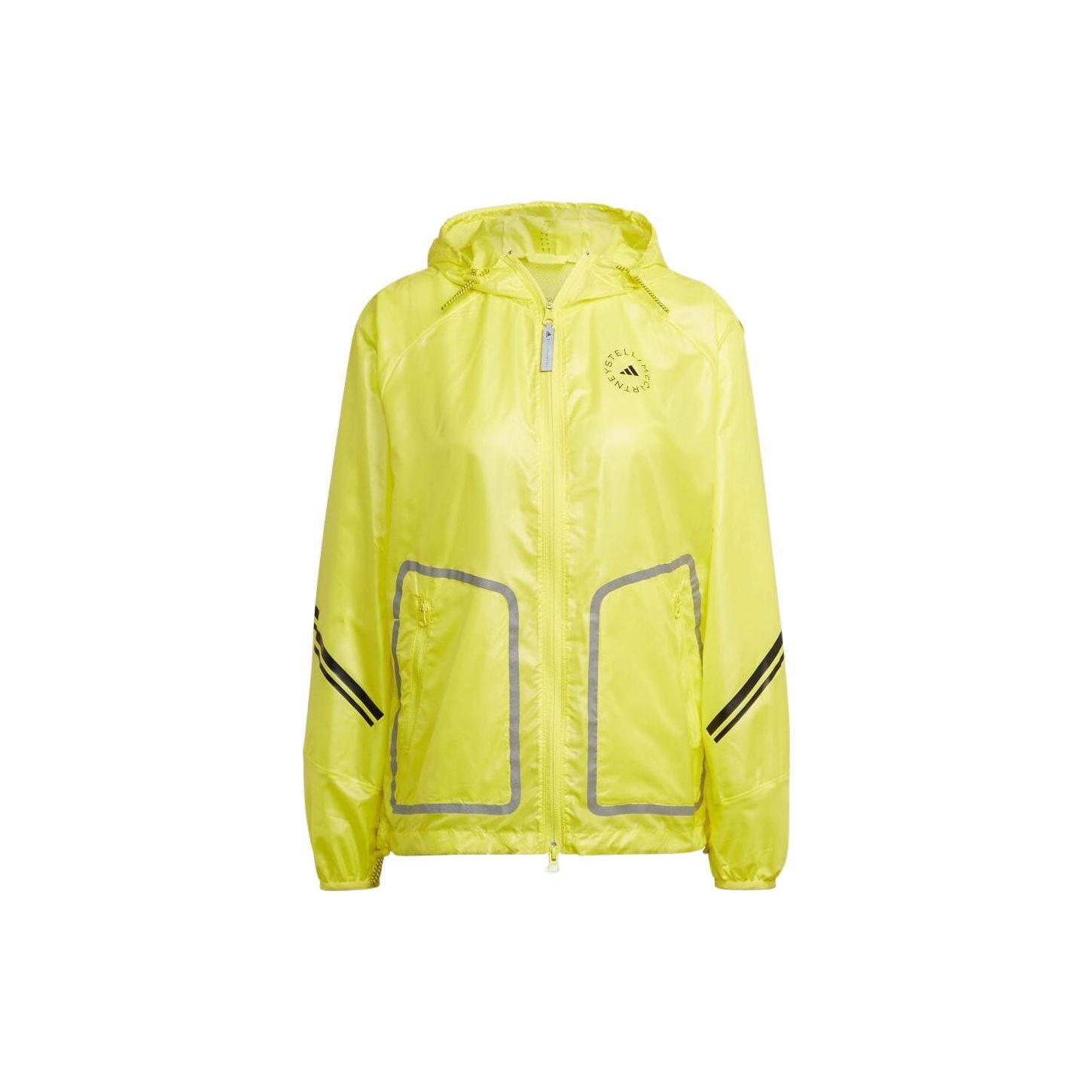 Adidas by Stella McCartney Women TruePace Running Jacket Yellow HS8197 M