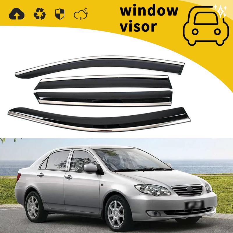 Rain Deflectors for BYD F0 F3 F3R F6 - Car Window Shields & Eyebrows Modification