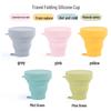 Portable Silicone Collapsible Travel Cup - Odorless, Heat-Resistant, Multipurpose for Water, Toothbrush, and Mouthwash