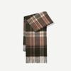 High quality plaid 100% wool scarf, female Korean atmosphere scarf, versatile simple fringed shawl