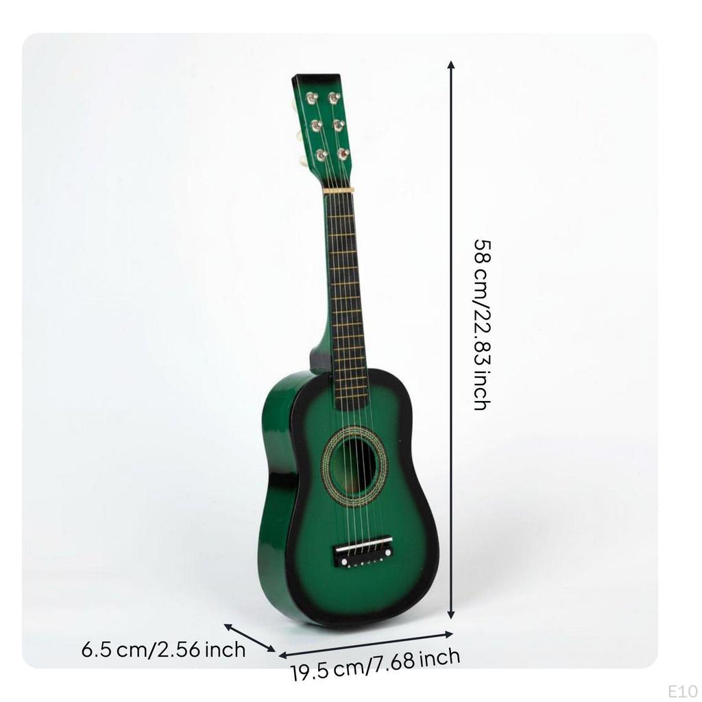 Kids Guitar Great Gift Children's Playable Premium Feel for Beginners Red 21 Inch