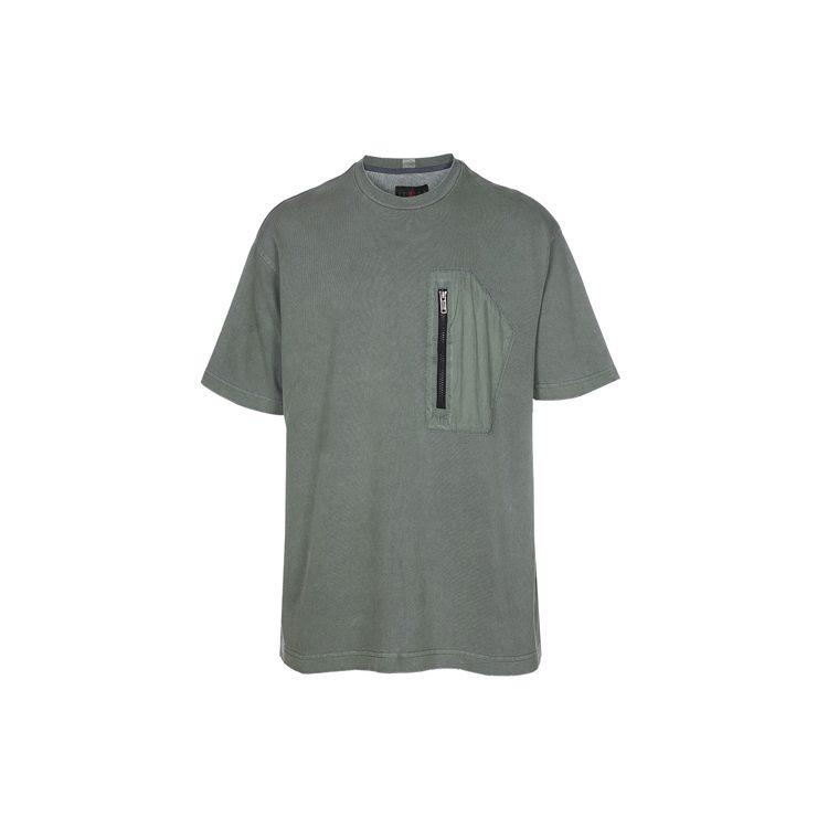Jordan Drop Shoulder Sleeve T Shirt Men's Spiral Sage Grass CK9187-319