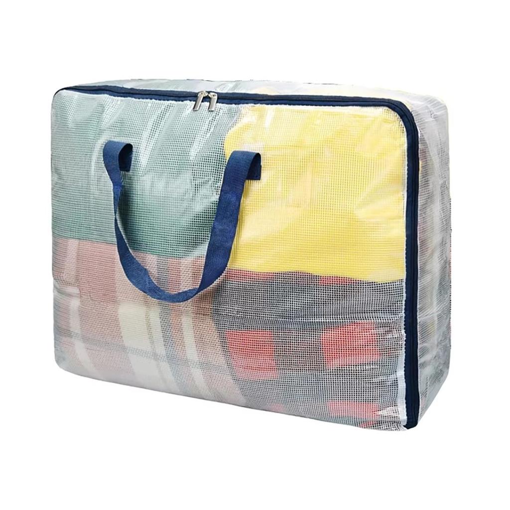 Extra Large Clear Moving Bags with Zipper Heavy Duty Storage Totes for Clothing Blanket Comforters Pillow Toys Bedding