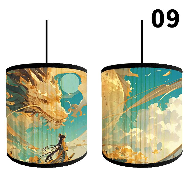 Japanese Style Lamp Shade Bamboo Art Light Cover Bar Cafe Homestay Restaurant Decor Chandelier 30cm Home Bedside Wall Lamp Cover