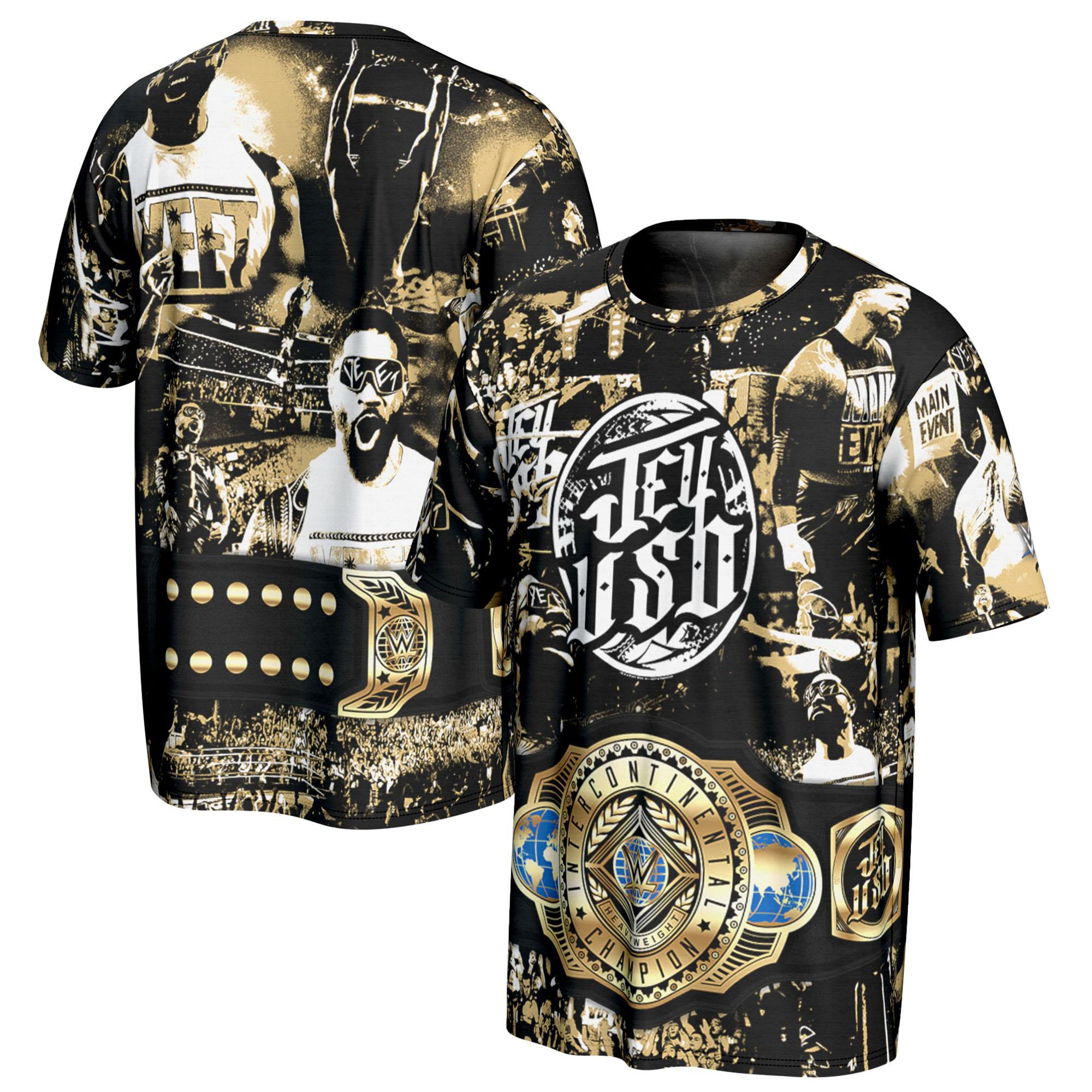 

Мужская футболка ProSphere Black Jey Uso Crowd, летние мужские футболки с коротким рукавом 2025 года, новая модная детская одежда, топы XL