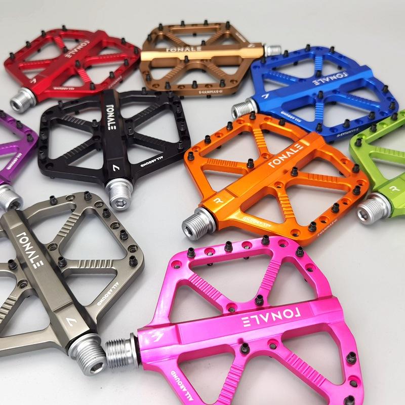 MTB Bicycle Pedal Titanium Non-Slip CNC 3 Bearing Aluminum Alloy Bike Pedals Cycling Foot Pedals for Mountain Bike Accessories