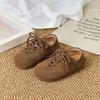 Retro-style Girls' Shoes, Small Leather Shoes with Soft Soles