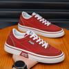 Klassische Herren Canvas Schuhe Atmungsaktive Freizeitschuhe Mode Street Skateboard Oes Schnürschuh Vulkanisierter Schuh Herren Sneaker Herrenschuhe