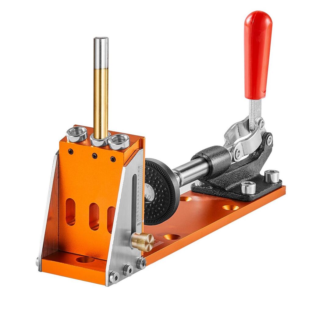 30 Stück Tasenloch-Bohrlehren-Set, Verstellbares & Einfach zu bedienendes Tasenloch-Bohrlehren-System mit Stufenbohrern, Schraubenschlüsseln, Bohranschlagringen und Vierkant-Bits, Dual