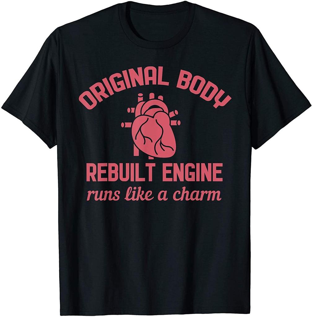 NEW LIMITED! Funny Open Heart Bypass Surgery Recovery Get Well Tee - MADE IN USA