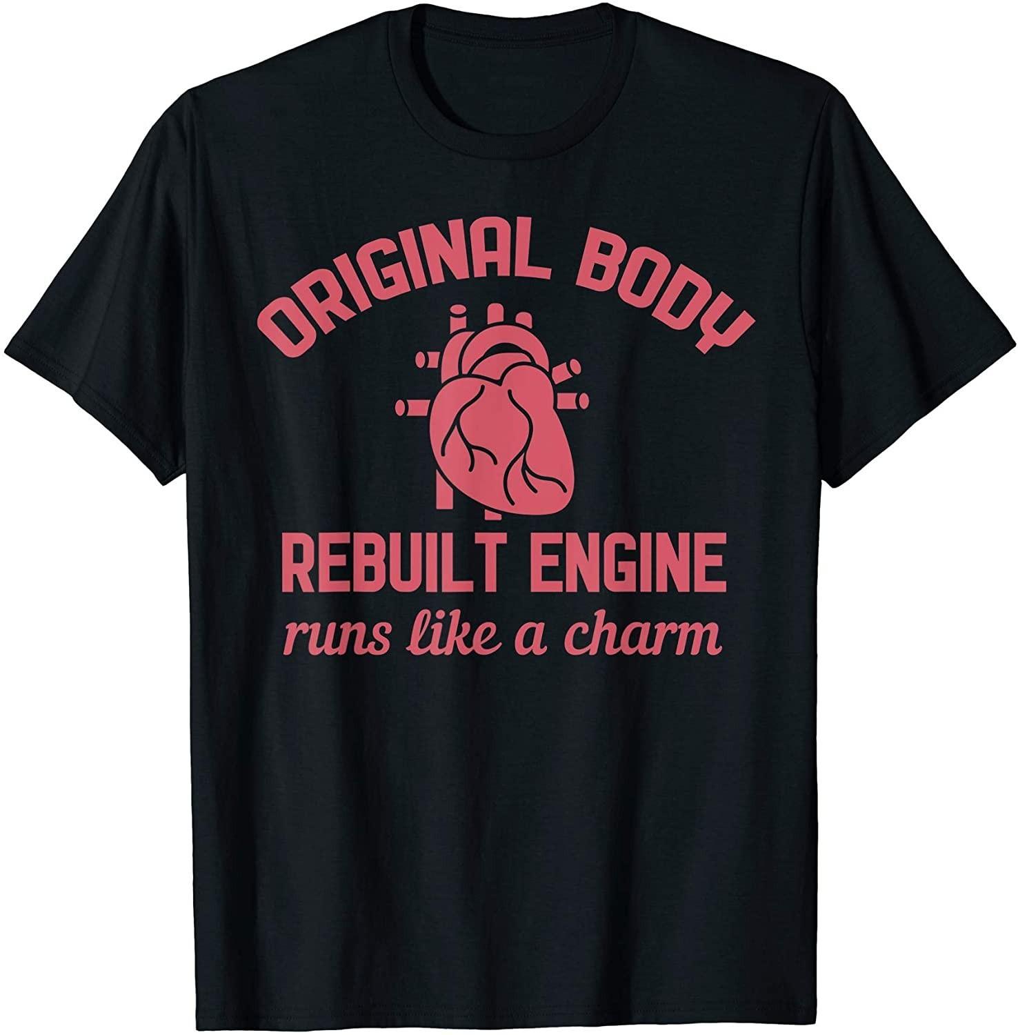 NEW LIMITED! Funny Open Heart Bypass Surgery Recovery Get Well Tee - MADE IN USA XXXXL
