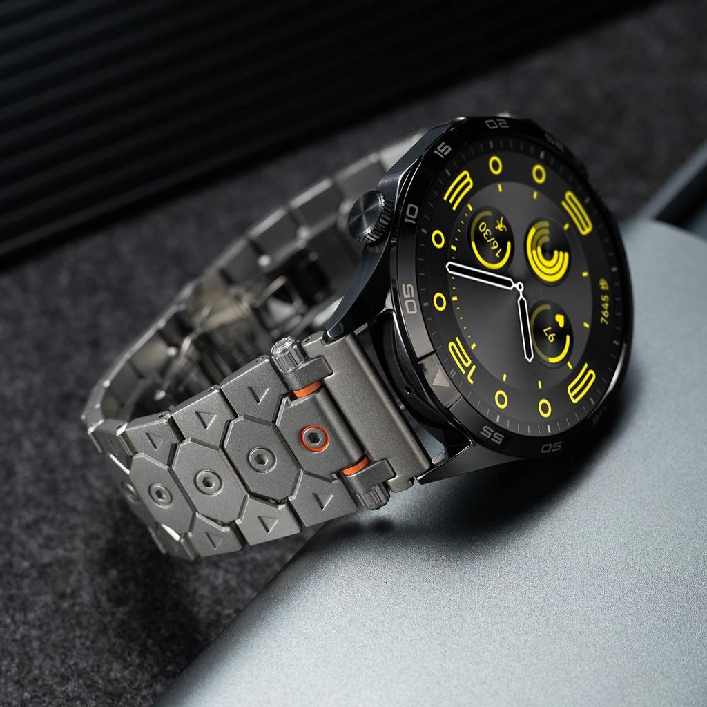 20mm 22mm Luxury Bracelet For Huawei Watch GT 5/4/3 Pro 43mm 46mm Stainless Steel Band For Samsung Galaxy 7 6 5 Men Strap Correa
