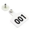 100Pcs Farm Equipment Cow Ear Tag Card 001-100 Numbers Pig Sheep Ear Sign Cattle Ear Marker  Cow