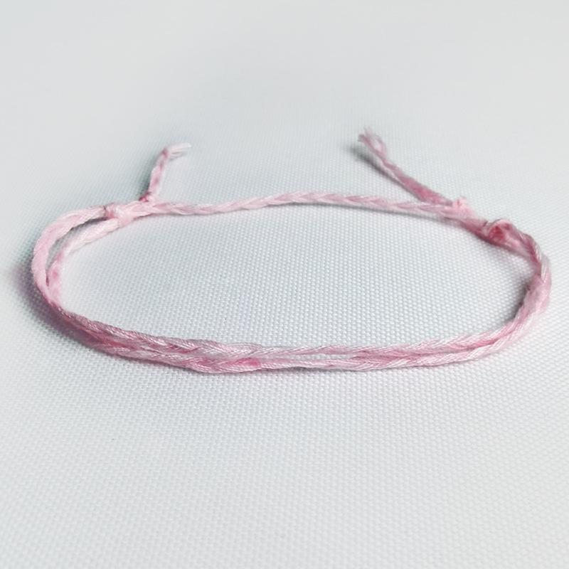 D600 Seven-Color Woven Cotton Beach Bracelet for Men and Women