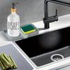 Non-Slip Silicone Bath Sink Tray with Drainage System -Dish Rack-like Design for Bathroom Countertop, Shower & Bathtub