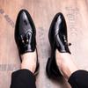 Big Size 47 Pointed Toe Formal Shoes Man Leather Oxfords Spring Men Italy Dress Shoes Business Wedding Party Shoes For Male L5