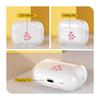 Pink flower is suitable for AirPods protective case Apple wireless earphone case New 3rd generation TPU soft case transparent
