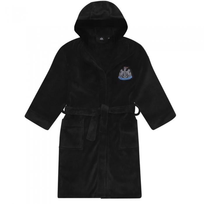 Newcastle United FC Boys Crest Fleece Dressing Gown