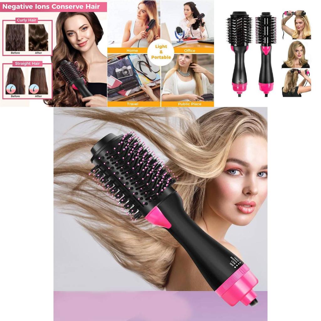 Multifunctional Hot Air Brush 24 In 1 Ionic Hair Dryer And Styling Comb For All Hair Types