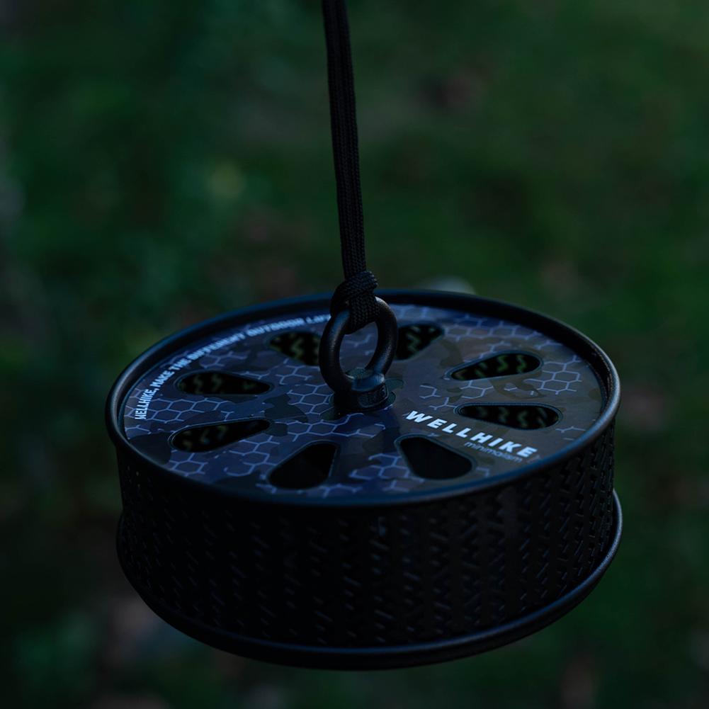 Hollow Mosquitoes Coil Tray with Cover Mosquito Repellent Incense Box Metal Portable Mosquito Repellent Box for Outdoor Camping