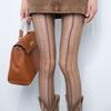 Women Sexy Lace Fishnet Stockings Lolita Hollow Out Solid Pantyhose Jk Japanese Style High Waist Vintage Tights