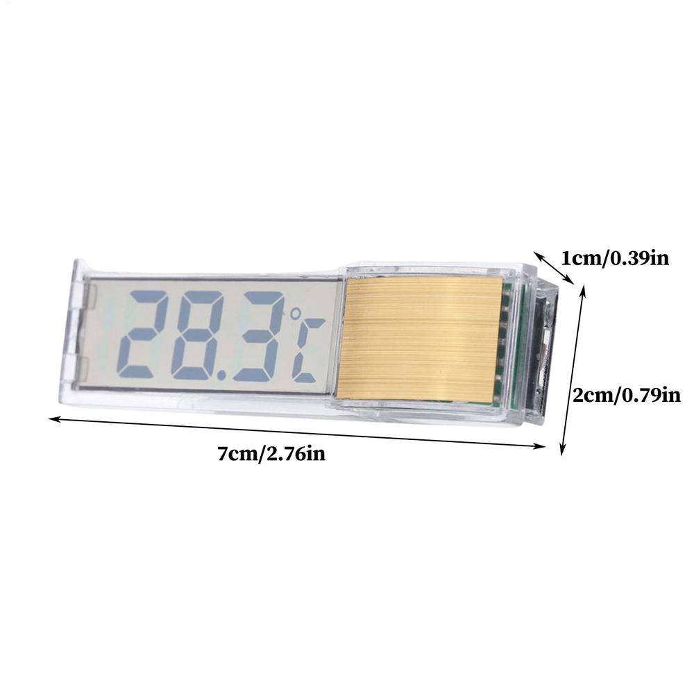 Digital Aquarium Thermometer Large LCD Screen with Suction Cup Accurate Water Temperature Gauge for Freshwater & Saltwater Fish