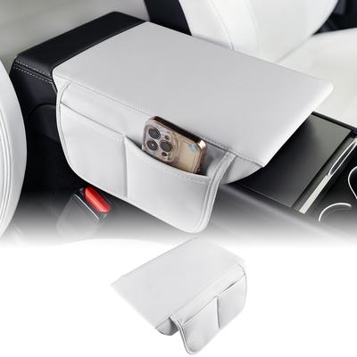 For Tesla Model 3 Highland 2024 Model Y 2025 Juniper Leather Armrest Box Protective ABS Cover Arm Rest Lid Model3 2017-