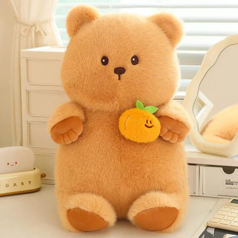 40Cm Cute Forest Animals Plush Toy Cat Wolf Bear Plushie Doll Stuffed Soft Accompany Toys Funny Children Birthday Gift