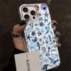 Marine Animal Flower Feather Texture Phone Case for Iphone 16 15 14 7 8 Plus 13 11 12 Pro Max X XS XR SE2022 2020 16e Back Cover