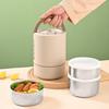 Multi-Layer Insulated 304 Stainless Steel Bento Lunch Box for Office & School - Microwaveable with Large Capacity