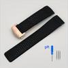 Classic Natural Rubber Watchband For TAG HEUER GRAND CARRERA Wristband Waterproof Sport Strap 22mm 24mm Soft Silicone Watch Bracelet