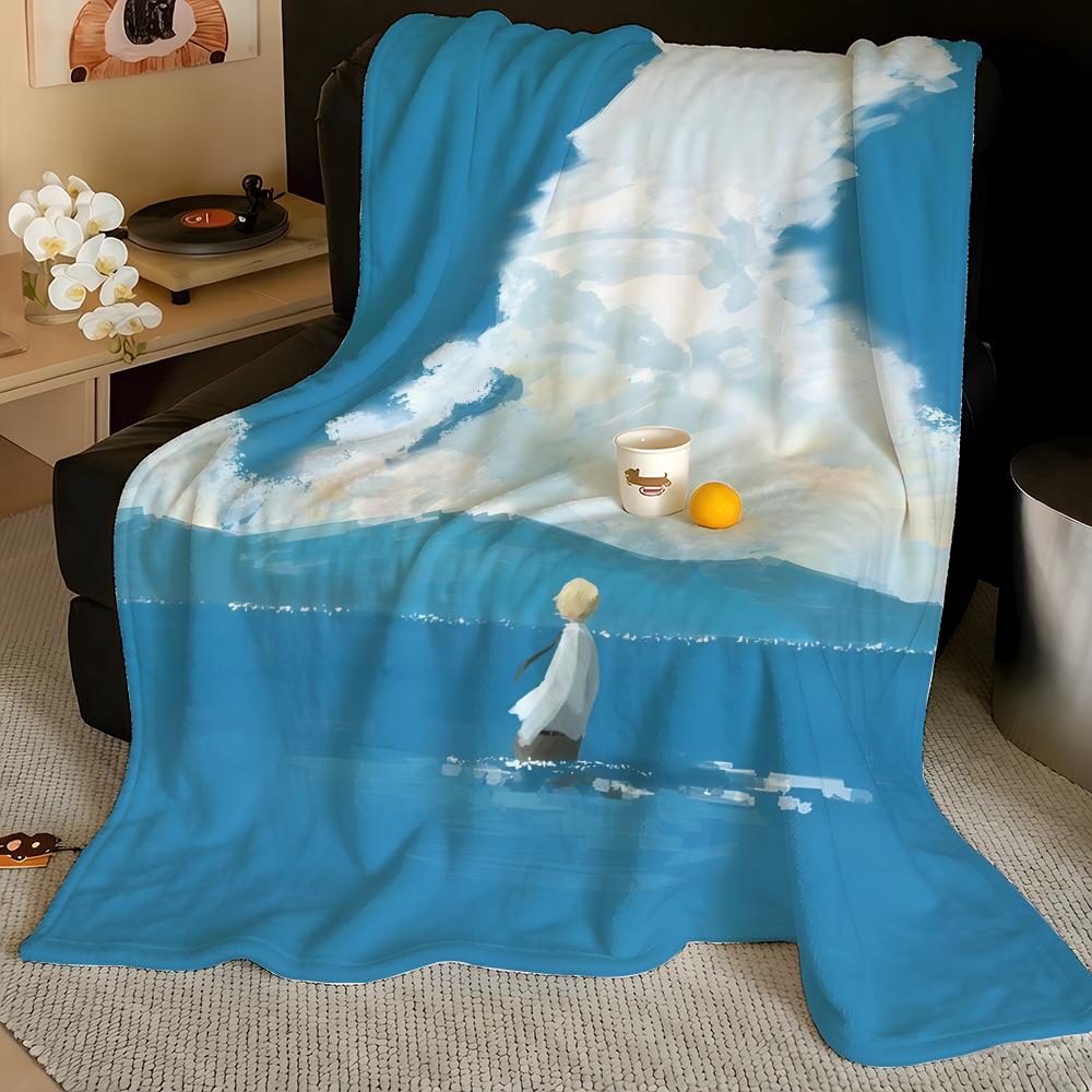 Anime N-Natsumes B-Book o-of F-Friends Throw Flannel Blanket, Soft Warm, Durable & Washable cute Cool