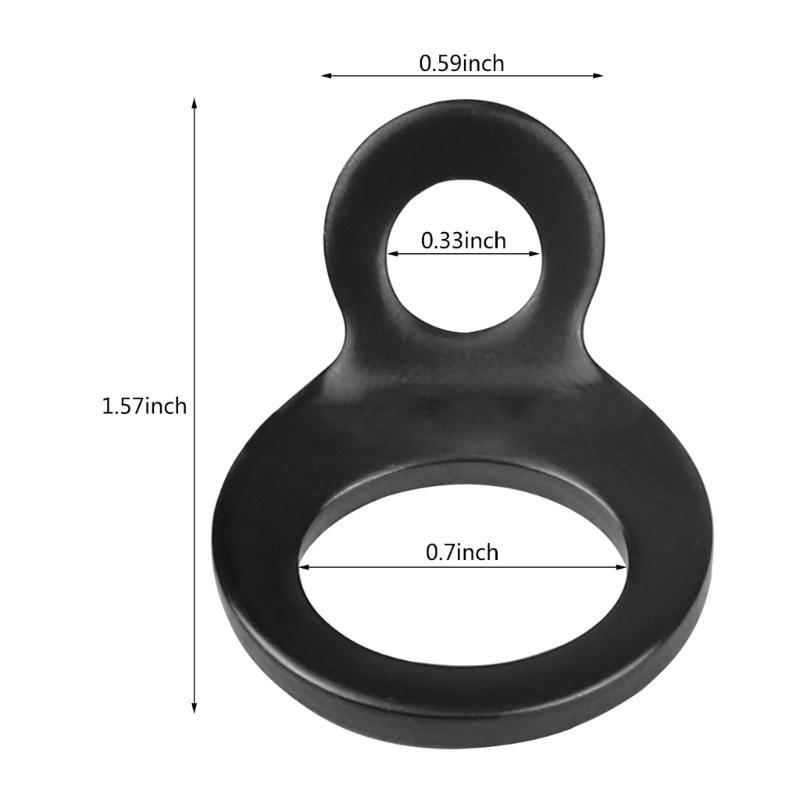 X7JF Dirt Bike Motorcycle Tie Down Strap Rings Universal ATV Dirt Bike Tie Down Rings