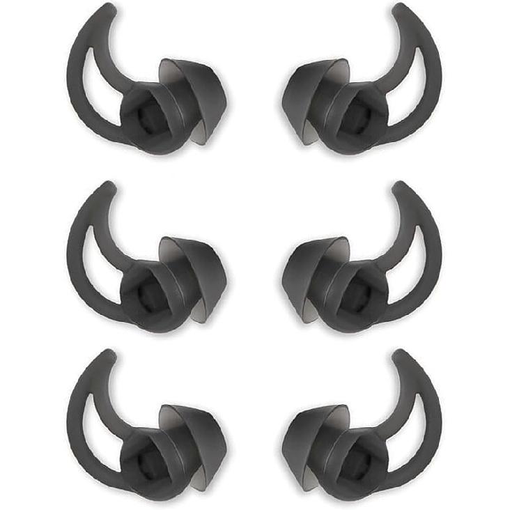 Small Earbud Tips Earbud Replacement Tips Silicone Ear Tips Compatible with Bose QC20 QC20i SoundSport SIE2i IE2 IE3 Headphone Rubber Tips Ear Bud Large