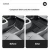 For Tesla Model Y Standard   Rwd Center Lower Storage Box (Layered Storage) Abs Central Tray Organizer Car Accessories