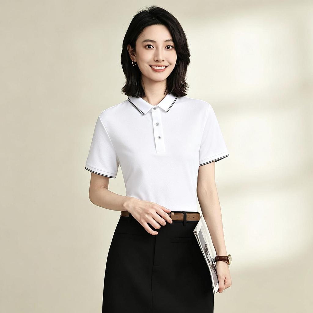 2026 Women's Summer Quick-Dry Golf Polo: Breathable, Short Sleeve, Custom Team Shirt