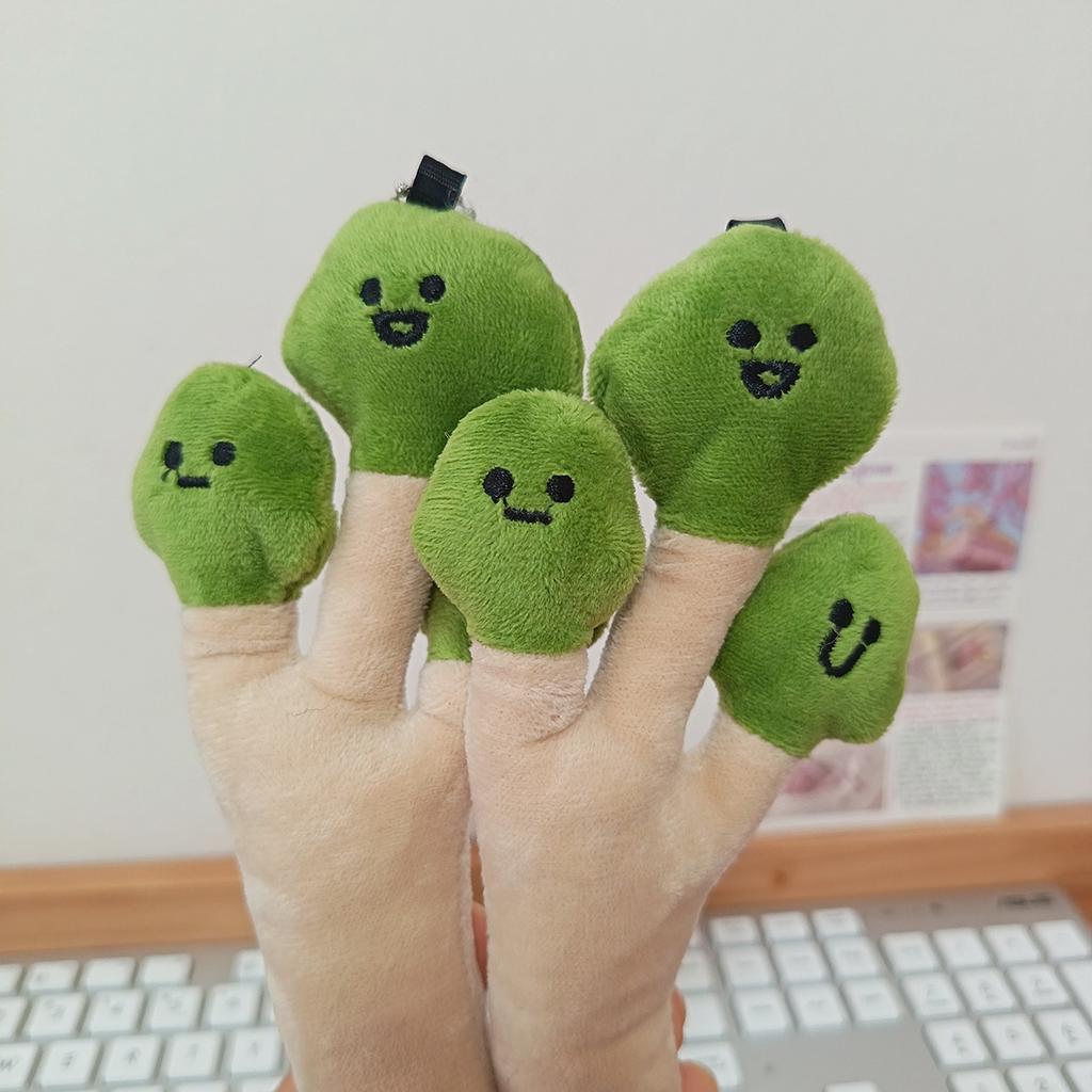 Creative Coriander Plush Pendant Three Funny Expressions Small Coriander Backpack Hanging Ornament Happy Coriander Keychain Gift