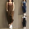 Stylish Womens Loose Jumpsuit With Comfortable Sleeveless Design And Wide Leg Fit