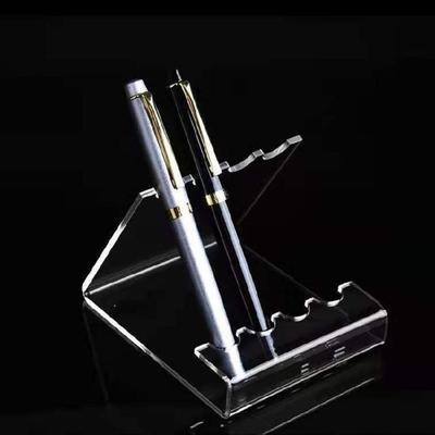 Space Saving Desk Pen Organiser Multifunctional Clear Acrylic Fountain Pen Display Stand for Cosmetic Tools Storage