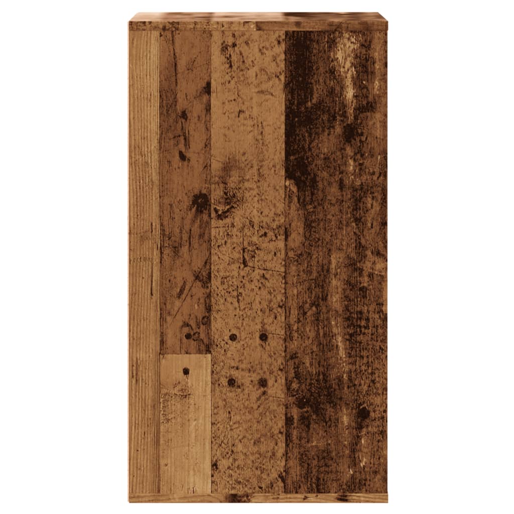 Vintage Wood Effect Chest of Drawers 40 X 41 X 76 Cm Engineered Wood