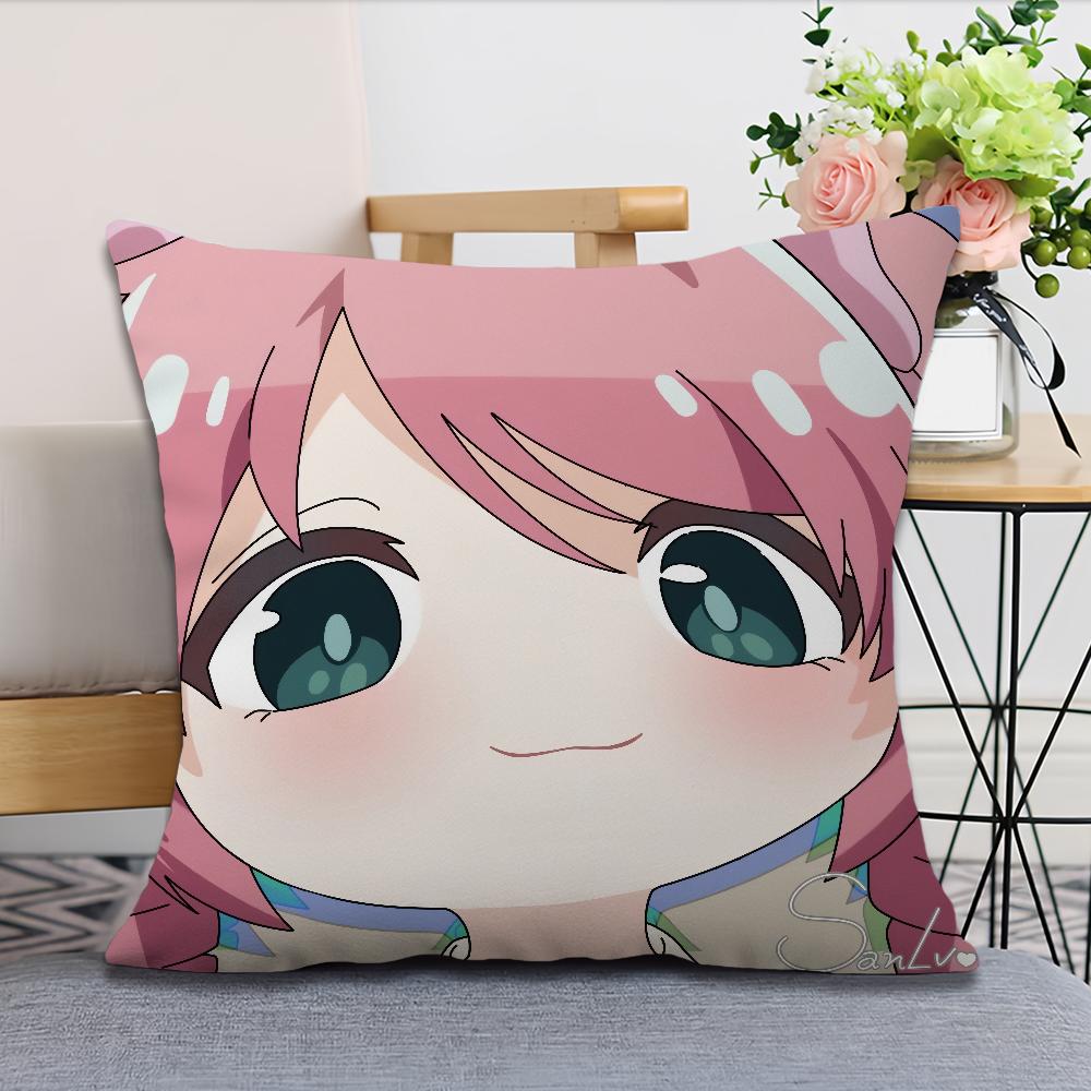 soft Comfortable Chibi Pillow Utena Case Girls for Sofa Living Room anime m-Magical Home over Hiiragi office g-Gushing Decor Pro