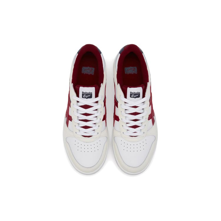 ONITSUKA TIGER Buzzer Trainer Casual Lightweight Breathable Low-Top Skate Shoes Unisex Sneaker White Red 1183B896-103