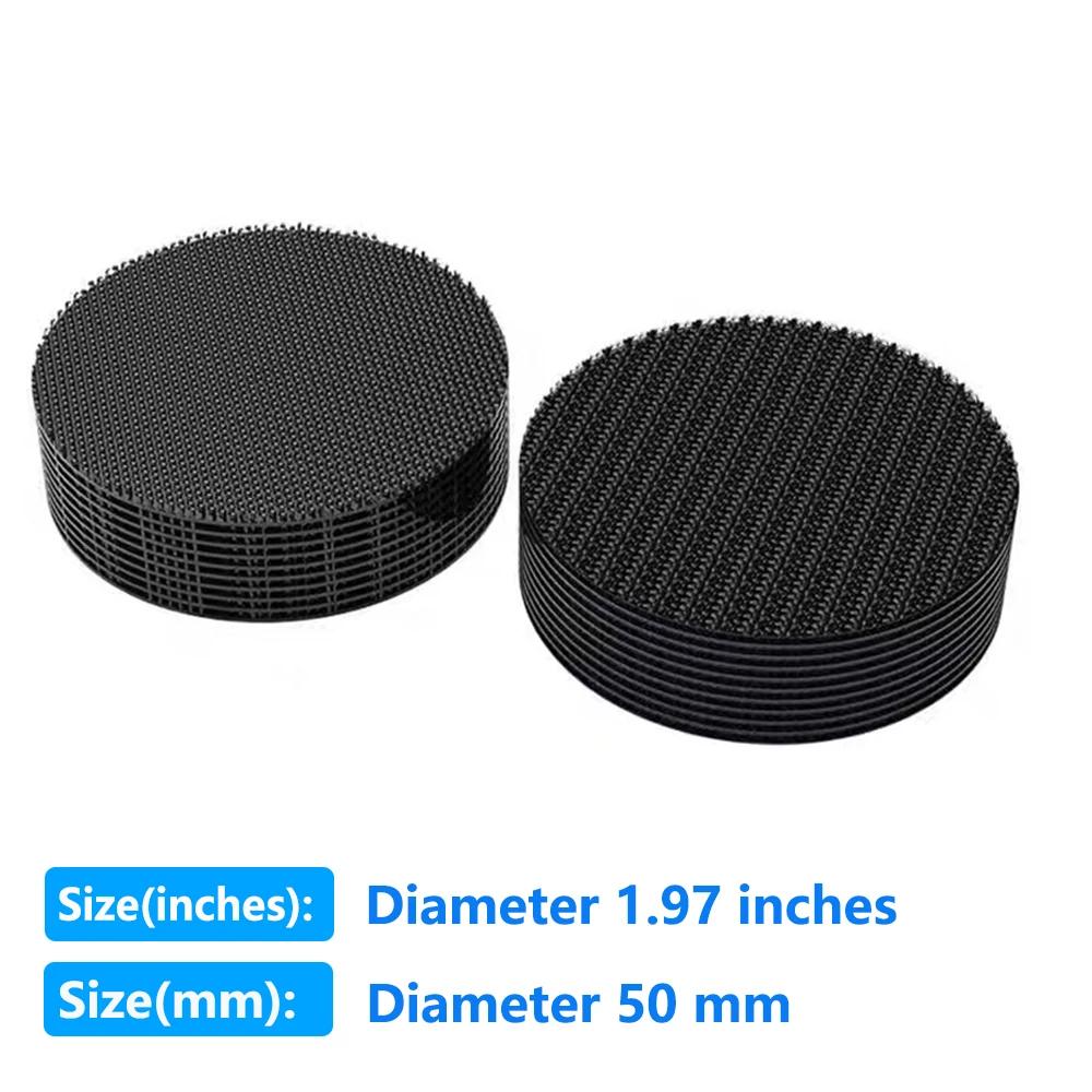 

10/100 Self Adhesive Fastener Tape Extra Strong Carpet Fixing Sticker Double Side Hook-and-loop Fastener Car Adhesive tape Fixed 20 Pair