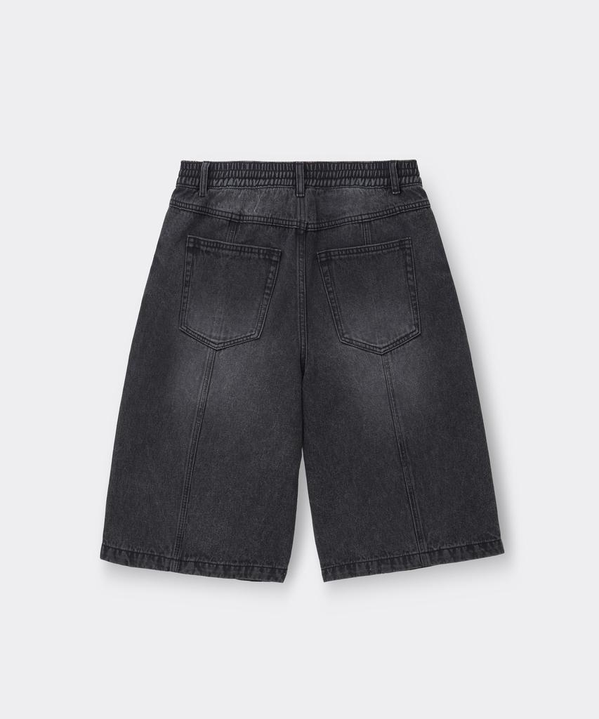Keoseuuteommellou Black Denim Bermuda Shorts Cwpam26371Bkx