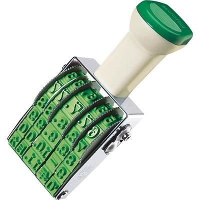 KOKUYO Stempel Drehstempel Römisches Datum Mincho Schriftgröße 2 5 Reihen IS-D2N