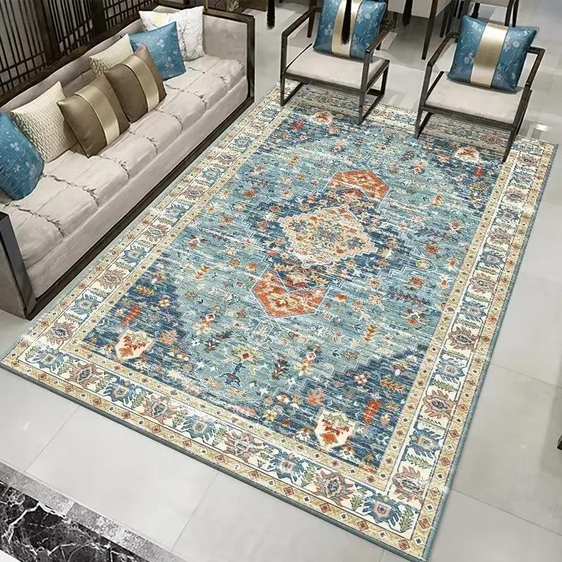 Exquisite and gorgeous style living room carpet home sofaanti slip carpethome decoration large area carpet bedroom floor cushion